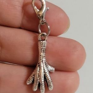 Clip On eagle bird claws charms chicken feet charms